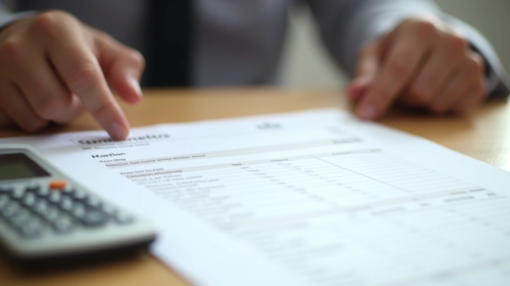 Relevé individuel de situation AGIRC-ARRCO sur un bureau avec calculatrice et stylo, documents officiels